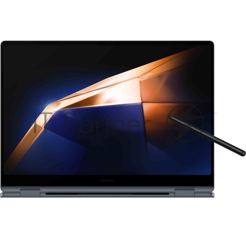 Ноутбук Samsung Galaxy Book4 Pro 360 16(2880x1800 AMOLED)/Touch/Intel Core Ultra 7 155H(1.4Ghz)/16384Mb/512PCISSD Arc graphics/Cam/BT/WiFi/76WHr/war 1y/1.66kg/Moonstone Gray/Win11Home + Eng kbd 3 pin
