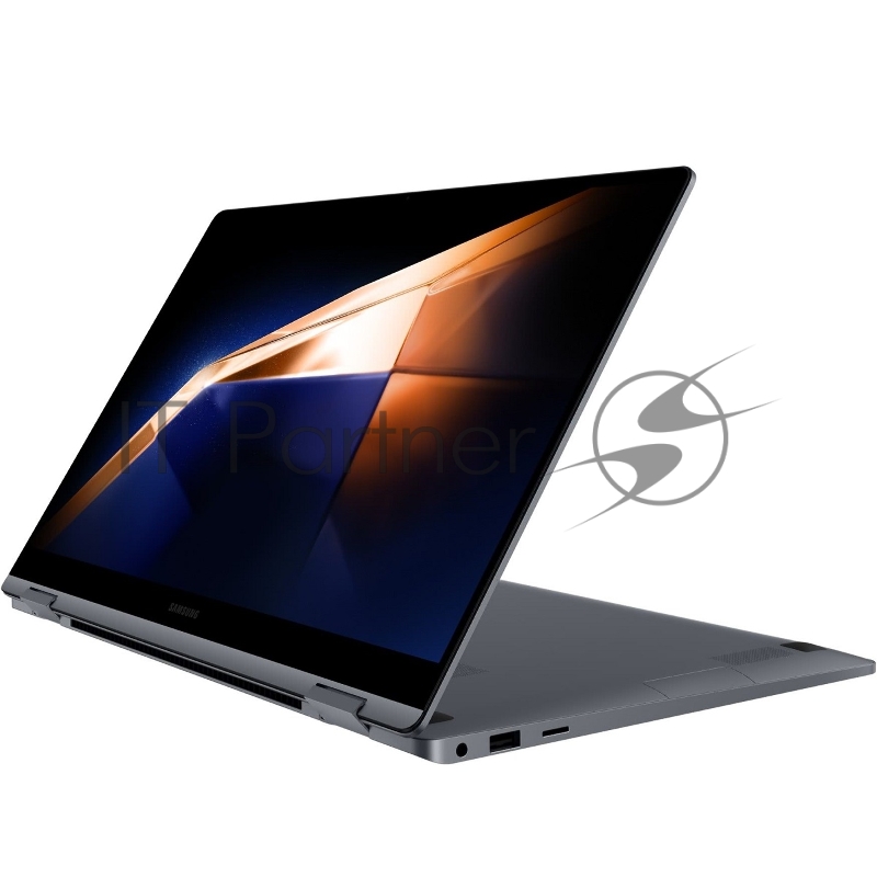 Ноутбук Samsung Galaxy Book4 360 15(1920x1080 AMOLED)/Touch/Intel Core 7 150U(1.8Ghz)/16384Mb/512PCISSD Graphics/Cam/BT/WiFi/68WHr/war 1y/1.16kg/Gray/Win11Home + Eng kbd 3 pin