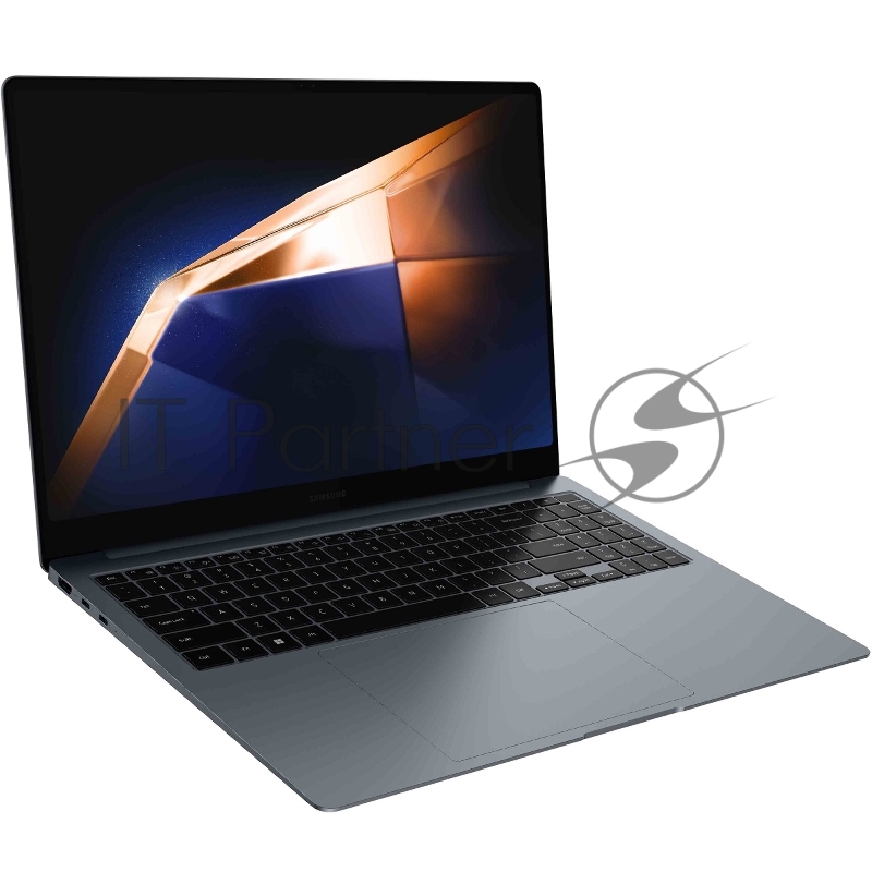 Ноутбук Samsung Galaxy Book4 Pro 14(2880x1800 AMOLED)/Touch/Intel Core Ultra 5 125H(1.2Ghz)/16384Mb/512PCISSD Arc graphics/Cam/BT/WiFi/63WHr/war 1y/1.23kg/Moonstone Gray/Win11Home + Eng kbd 3 pin