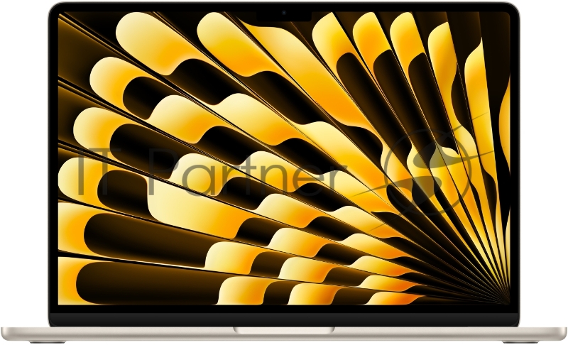 Ноутбук Apple 13-inch MacBook Air: Apple M3 with 8-core CPU, 10-core GPU/16GB/512GB SSD - Starlight/70W/RU