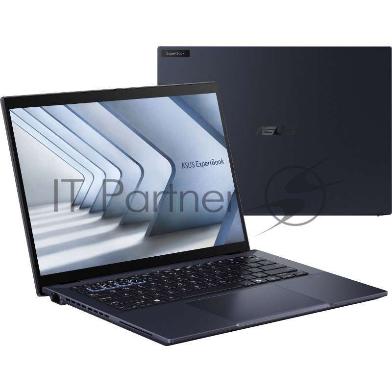 Ноутбук ASUS B5404CVA-QN0099 14(2560x1600 (матовый) WVA)/Intel Core i5 1335U(1.3Ghz)/16384Mb/512PCISS Iris Xe Graphics/Cam/BT/WiFi/63WHr/war 1y/1.34kg/Star Black/DOS + магн-алюм корп