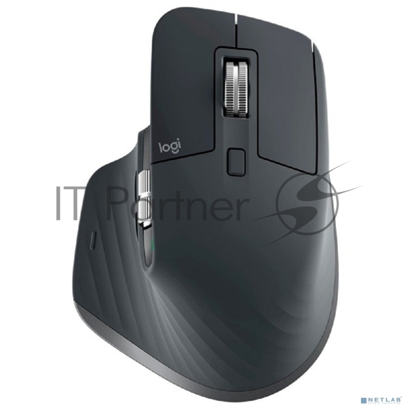 Мышь беспроводная Logitech MX Master 3s графитовый, 8000 dpi, радиоканал, Bluetooth, USB, кнопки - 7