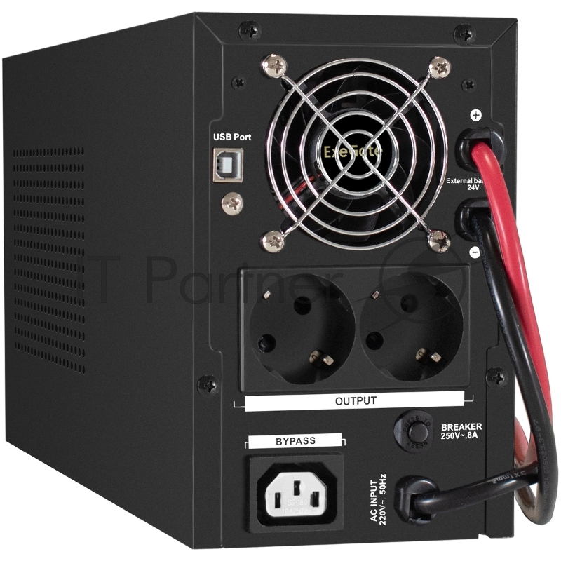 Комплект ИБП EX295988RUS + батарея 90Aч EX285655RUS 2шт (инвертор, синус, для котла) ExeGate SineTower SZ-1500.LCD.AVR.2SH.1C13.USB <1500VA/1200W, чистый синусоида, LCD дисплей, AVR,2*Schuko+1*C13, USB, линейно-интерактивный, Black> + батарея ExeGate