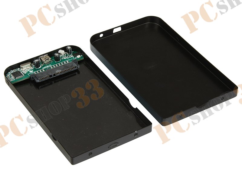 Контейнер Agestar SUB2O1 для 2.5 SATA HDD, алюминиевый, черный (USB2.0)