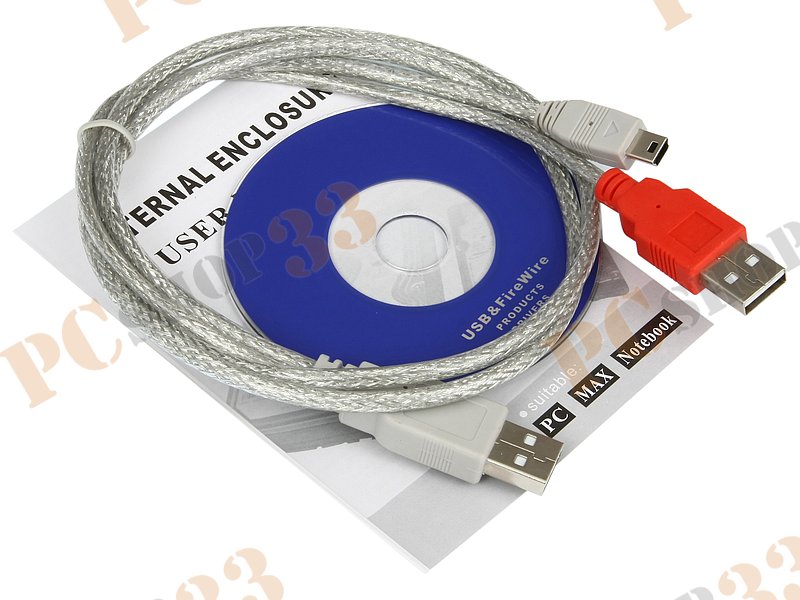 Контейнер Agestar SUB2O1 для 2.5 SATA HDD, алюминиевый, черный (USB2.0)