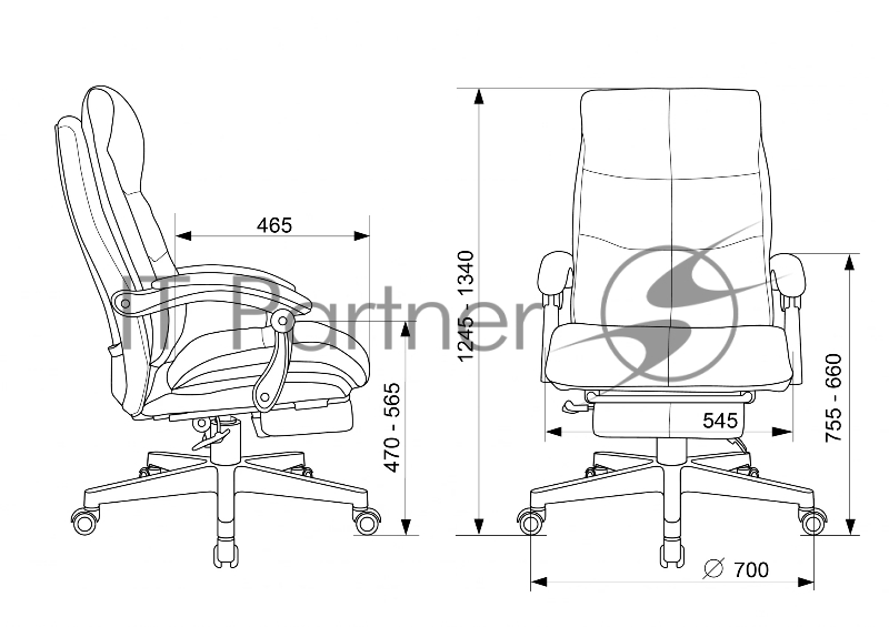 Кресло руководителя Бюрократ CH-824MSG-F слоновая кость эко.кожа/ткань крестов. пластик подст.для ног