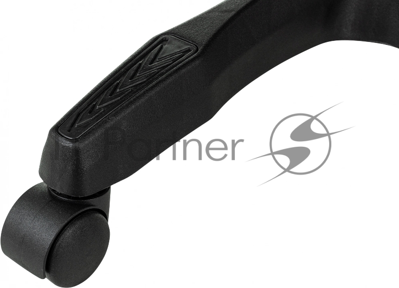 Кресло игровое Zombie Fortuna 1 черный эко.кожа крестов. пластик