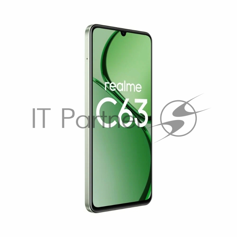 Смартфон Realme C63 RMX3939 8/256Gb зеленый (6941764434011)