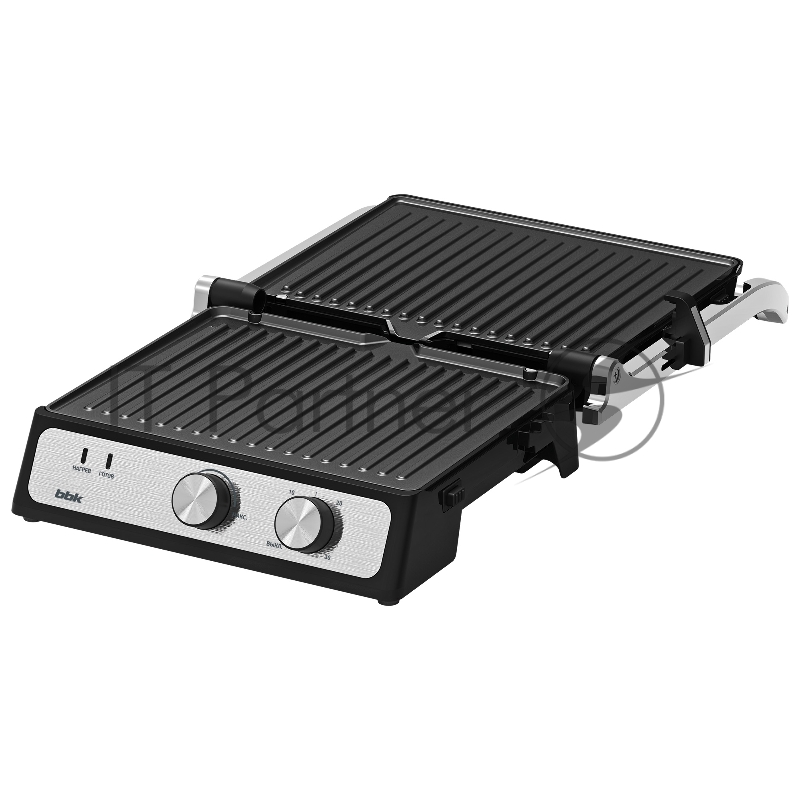 Электрогриль BBK BEG3000 черный/металлик