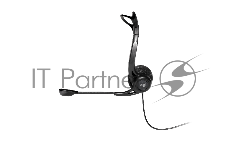 Наушники с микрофоном Logitech 960 черный 2.4м накладные оголовье (981-000100)