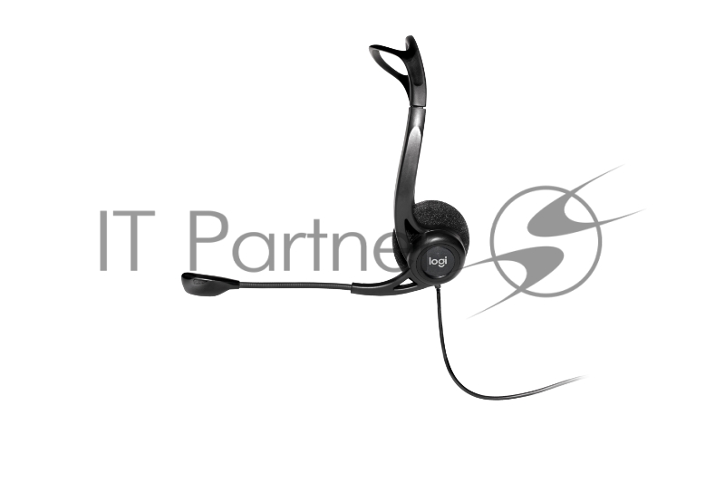 Наушники с микрофоном Logitech 960 черный 2.4м накладные оголовье (981-000100)