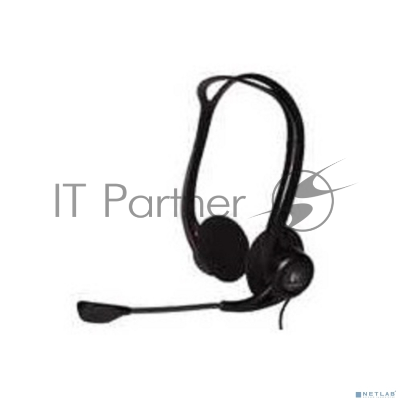 Наушники с микрофоном Logitech 960 черный 2.4м накладные оголовье (981-000100)