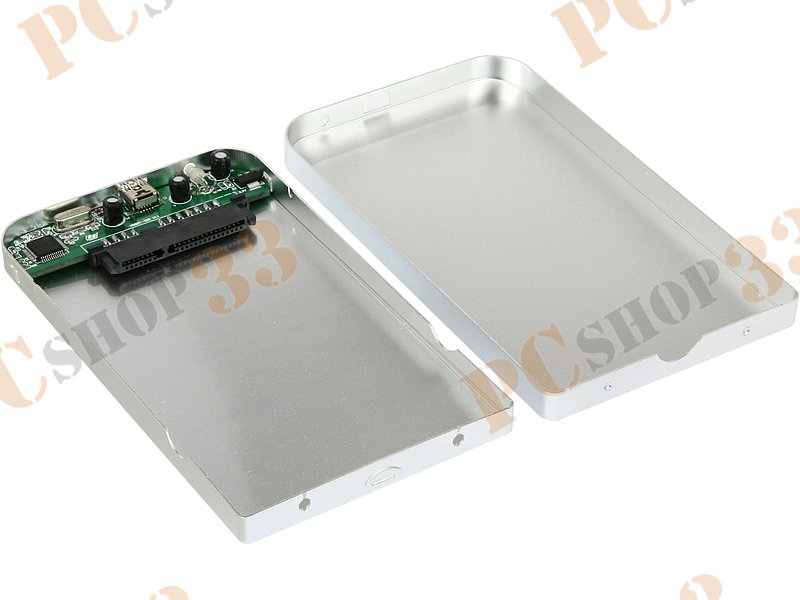 Контейнер Agestar SUB2O1 для 2.5 SATA HDD, алюминиевый, серебр. (USB2.0)