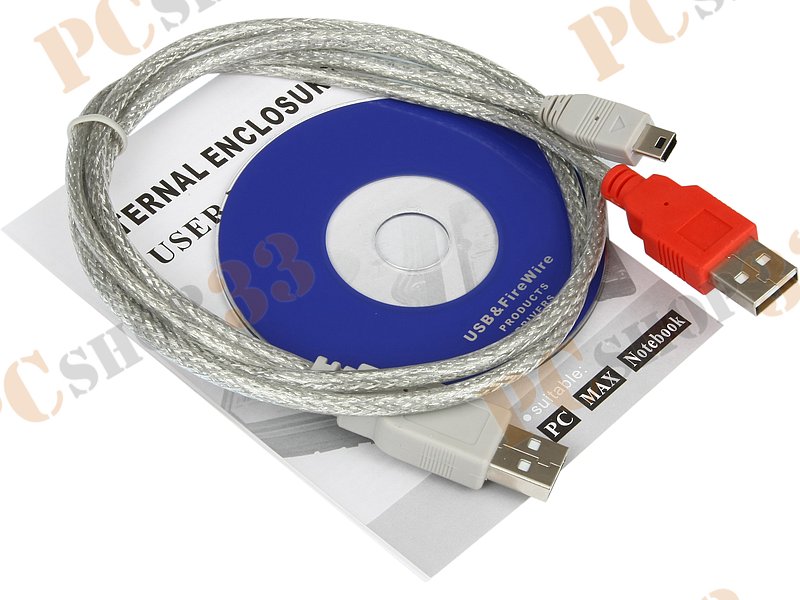 Контейнер Agestar SUB2O1 для 2.5 SATA HDD, алюминиевый, серебр. (USB2.0)