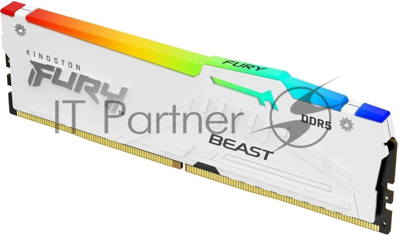 Оперативная память DDR5 16GB 5200MHz Kingston KF552C40BWA-16 Fury Beast RGB RTL Gaming PC5-41600 CL40 DIMM 288-pin 1.25В single rank с радиатором Ret