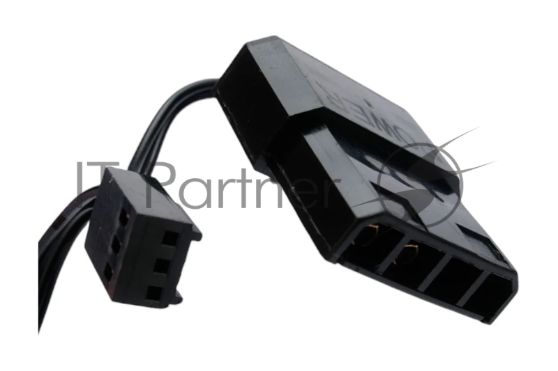 Вентилятор Gembird D12025S12L-R, с подсветкой, 120x120x25, гидродин., 3pin/4pin Molex. провод 35см, красный