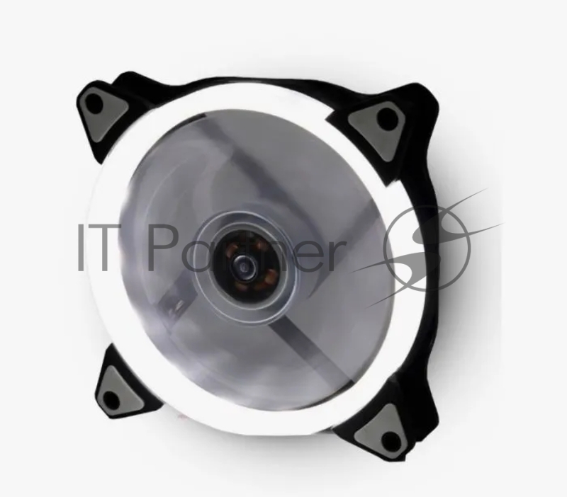 Вентилятор Gembird D12025S12L-W, с подсветкой, 120x120x25, гидродин., 3pin/4pin Molex, провод 35см, белый