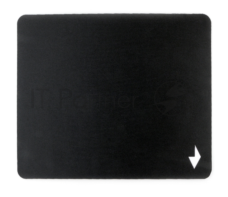 Коврик для мыши Gembird MP-BLACK-S, черный, 220х180х2мм, ткань+резина, пакет