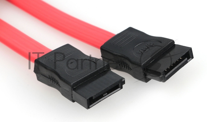 Кабель интерфейсный SATA Cablexpert CC-SATA-DATA-N, Sata3 7pin / 7pin, медн.проводник, 50см, пакет