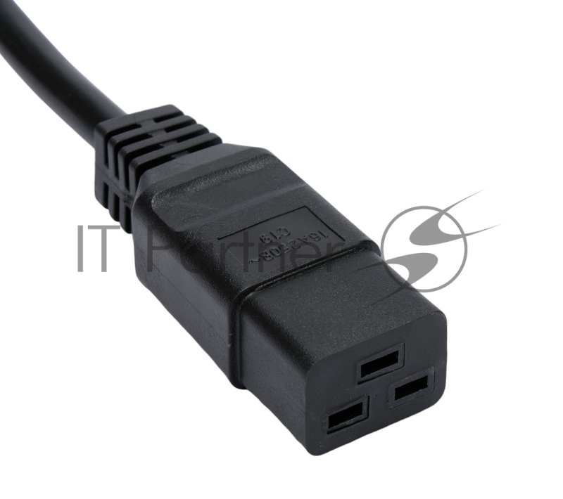 Кабель питания Cablexpert Россия PC-S22-C19-2.5-1.5M, Schuko-C19, 3x2.5мм2, 16A, с заземлением, медь, 1.5м, черный, пакет