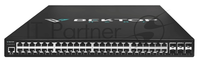 Управляемый коммутатор уровня 2 . 48 портов 100/1000BaseT с поддержкой POE+, 6 портов 1/10GE SFP+