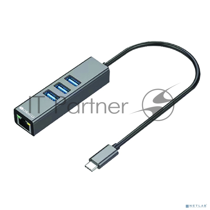 Сетевой адаптер ORIGO OU330N/A1A USB-C, 3xUSB 3.0, 1x1000Base-T