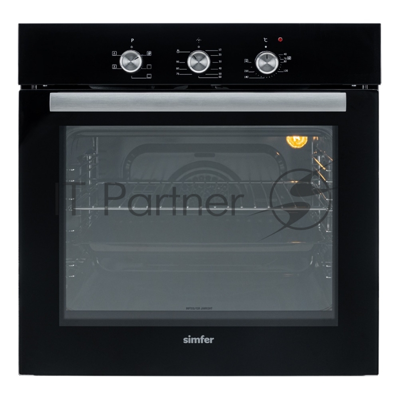 Электрический духовой шкаф Simfer B6EB16023 черный