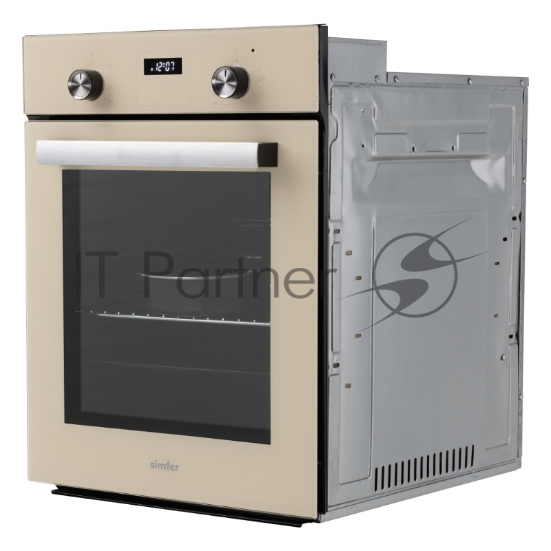 Электрический духовой шкаф Simfer B4EJ59070, встраиваемый, бежевый
