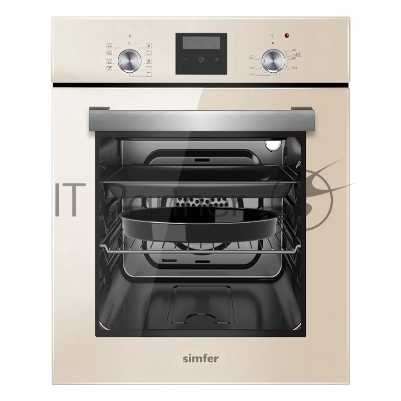 Электрический духовой шкаф Simfer B4EJ59070, встраиваемый, бежевый