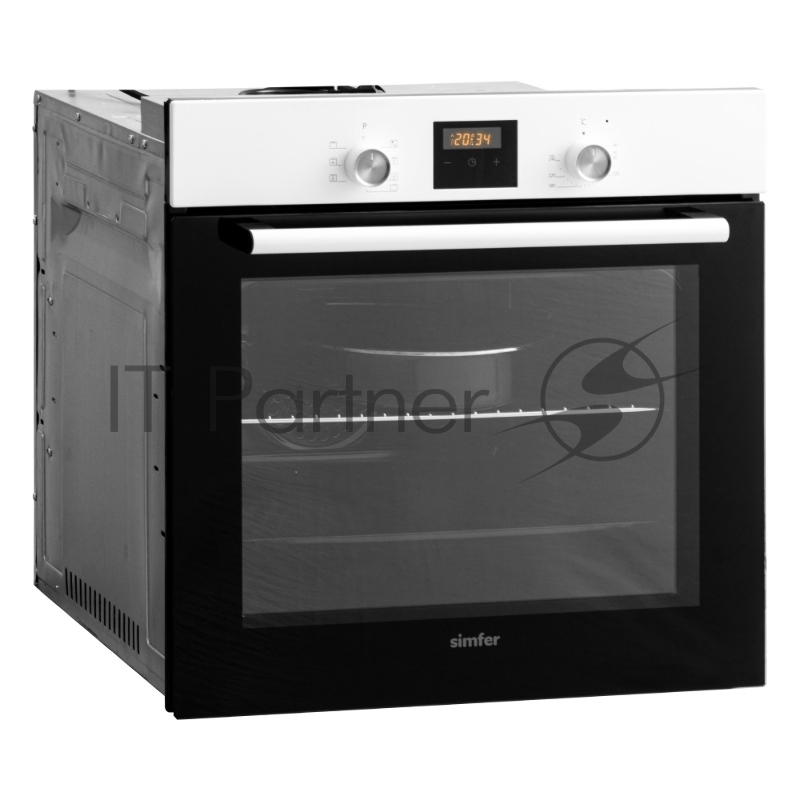 Электрический духовой шкаф Simfer B6EW56024, встраиваемый, белый