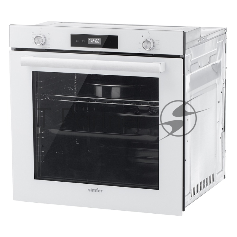 Электрический духовой шкаф Simfer B6EC68122, встраиваемый, белый