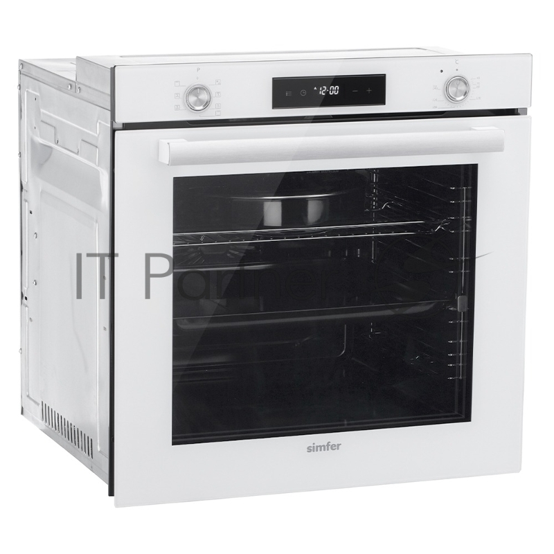 Электрический духовой шкаф Simfer B6EC68122, встраиваемый, белый