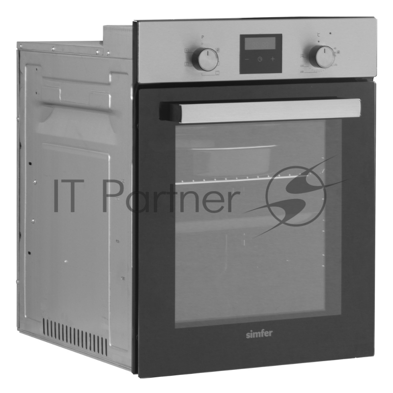 Электрический духовой шкаф Simfer B4EM56016, встраиваемый, нержавеющая сталь