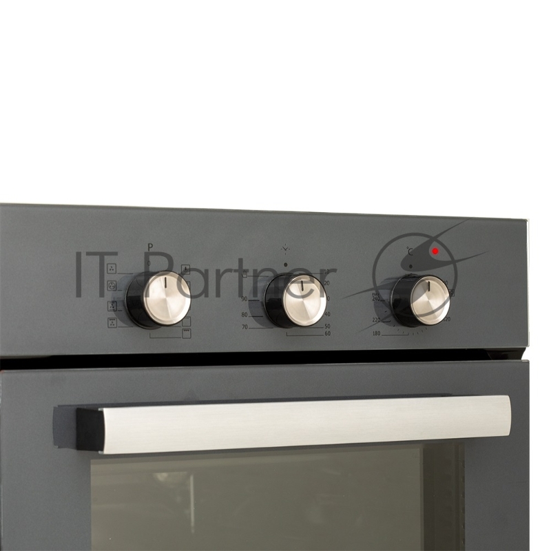 Электрический духовой шкаф Simfer B4EG19070, встраиваемый, серый