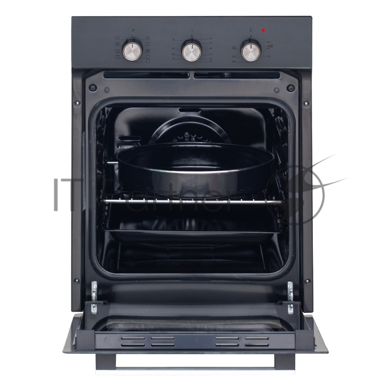 Электрический духовой шкаф Simfer B4EG19070, встраиваемый, серый