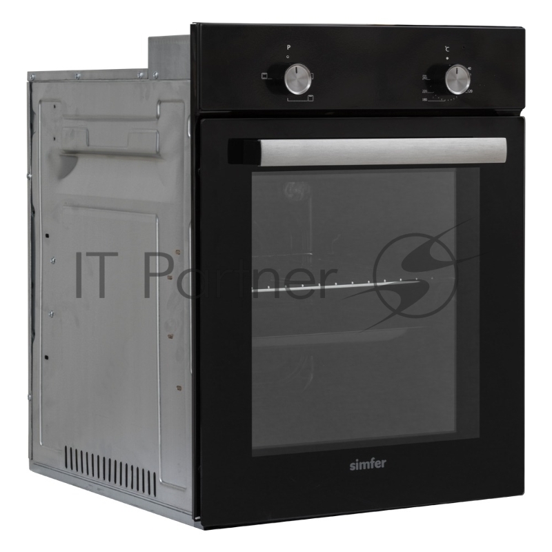 Электрический духовой шкаф Simfer B4EB04070, встраиваемый, черный