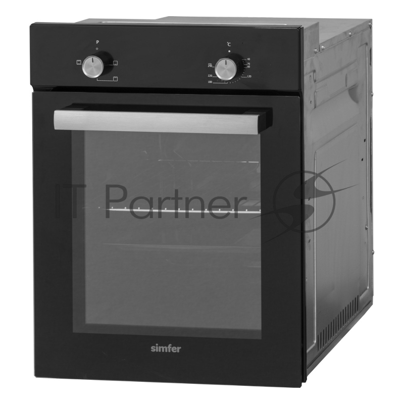 Электрический духовой шкаф Simfer B4EB04070, встраиваемый, черный