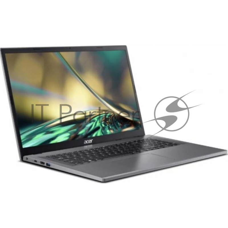 Ноутбук ACER Aspire3 17 A317-55P-341F 17.3(1920x1080 (матовый) IPS)/Intel Core i3 N305(1Ghz)/16384Mb/512PCISSDGb HD/Cam/BT/WiFi/50WHr/war 1y/2.1kg/Silver/NoOS