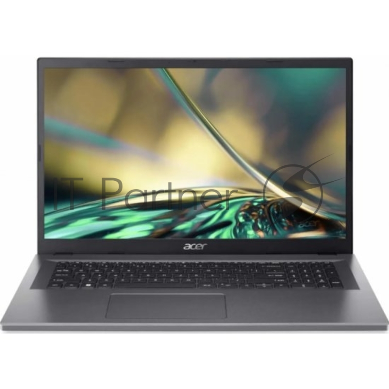 Ноутбук ACER Aspire3 17 A317-55P-341F 17.3(1920x1080 (матовый) IPS)/Intel Core i3 N305(1Ghz)/16384Mb/512PCISSDGb HD/Cam/BT/WiFi/50WHr/war 1y/2.1kg/Silver/NoOS
