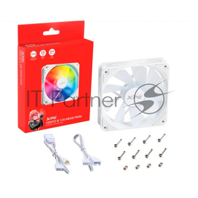 Вентилятор в корпус ADATA VENTOR120ARGBPWM-BKCWW
