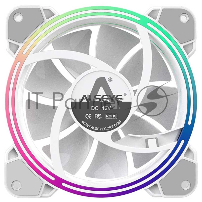 Вентилятор в корпус ALSEYE Halo 4.0-W kit (3шт.)