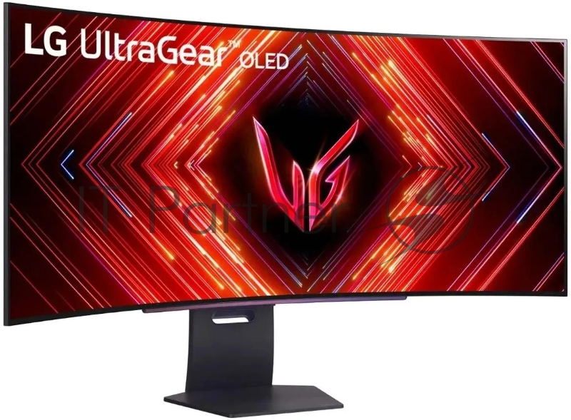 Монитор 44.5 LG UltraGear 45GS95QE-B OLED 3440x1440, 240 Гц, 0.03 мс, 21:9, 1300 кд/м2, 2хHDMI, 1хDP, изогнутый, черный, выход на наушники