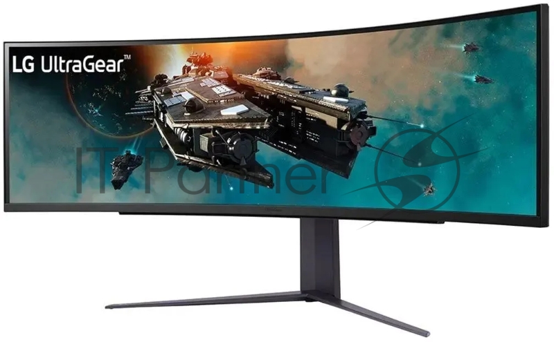 Монитор 49 LG UltraGear 49GR85DC-B VA 5120x1440, 240 Гц, 1 мс, 32:9, 450 кд/м2, 2xHDMI, 1xDP, изогнутый, черный