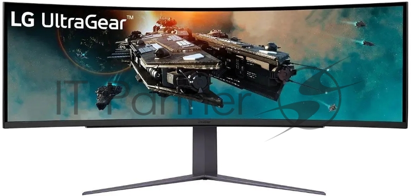 Монитор 49 LG UltraGear 49GR85DC-B VA 5120x1440, 240 Гц, 1 мс, 32:9, 450 кд/м2, 2xHDMI, 1xDP, изогнутый, черный