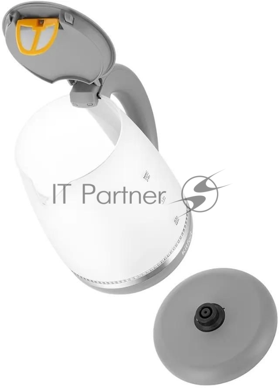 Чайник электрический Kitfort КТ-6602 2л. 2200Вт серый (корпус: стекло)