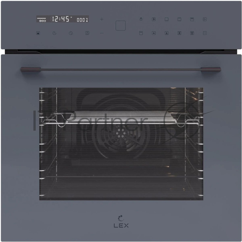 Электрический духовой шкаф LEX EDS 101 GR, встраиваемый, серый