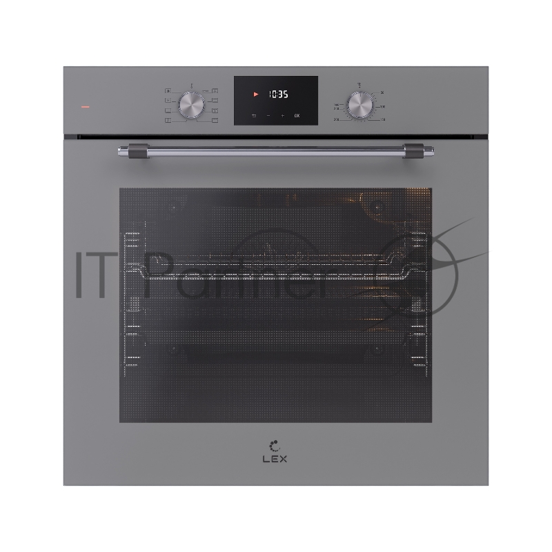 Электрический духовой шкаф LEX EDP 680 GR MAX, встраиваемый, серый