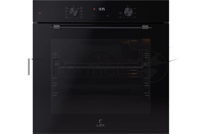Электрический духовой шкаф LEX EDP 680 BBL MAX, встраиваемый, черный