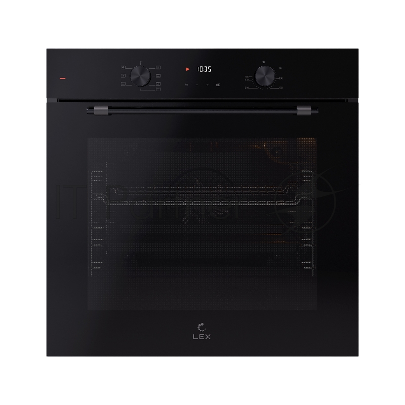 Электрический духовой шкаф LEX EDP 671 BBL MAX, встраиваемый, черный