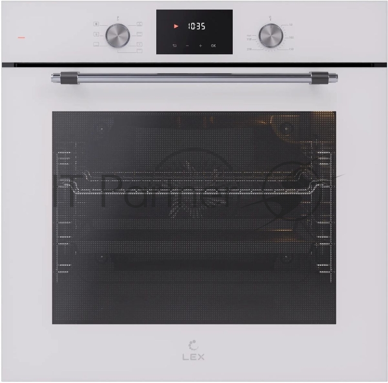 Электрический духовой шкаф LEX EDP 671 WH MAX, встраиваемый, белый